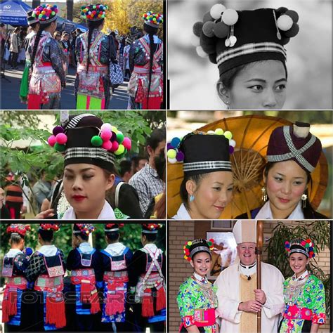 traditional-style-front-and-back-a-bit-of-side-view-hmong-clothes,-historical-costume