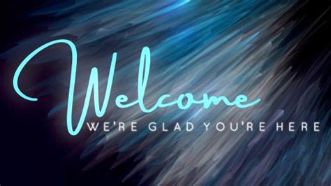 Church Motion Background Flicker Welcome