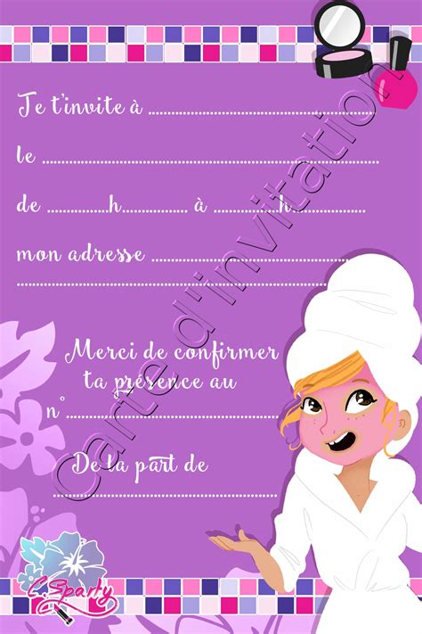 Cartes D Invitation Anniversaire À Imprimer Cartes Invitations