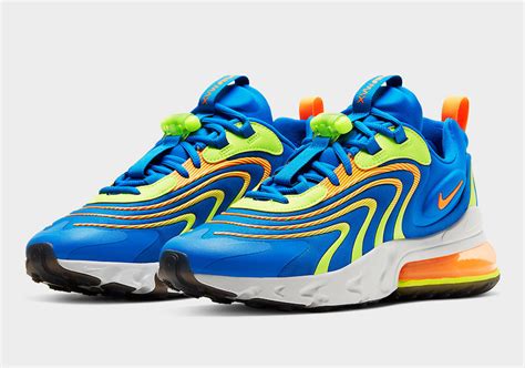 Official Images Nike Air Max 270 React Eng Blue Neon •