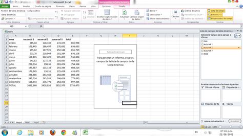 Tutorial Tablas Dinámicas Tabla Dinámica En Excel