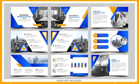 Premium Vector Professional Business Presentation Slides Design Or