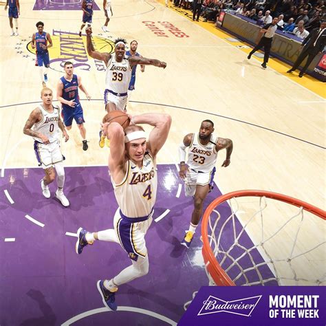 Alex michael caruso is an american professional basketball player for the los angeles lakers of the national basketball association. Los Angeles Lakers on Instagram: "Alex Caruso's big dunk ...
