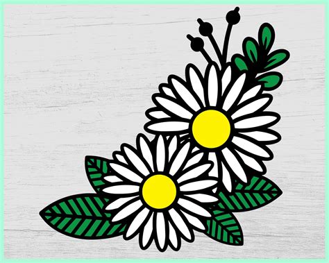 Daisy Svg Daisy Svg Layered Daisy Svg Floral Svg Flower - Etsy UK