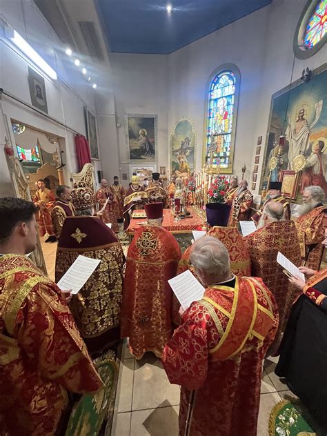 Mayfield Pa Metropolitan Nicholas Officiates Patronal Feast Of St