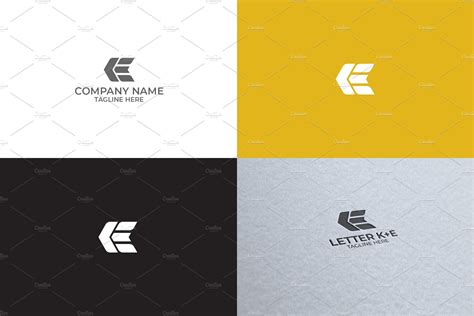 Letter E Logo Design Branding And Logo Templates Creative Market