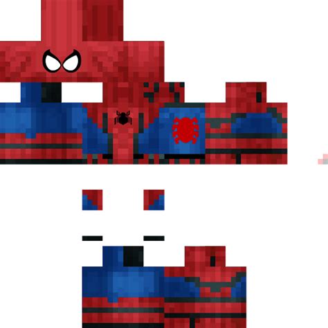 Spiderman Minecraft Pe Skin