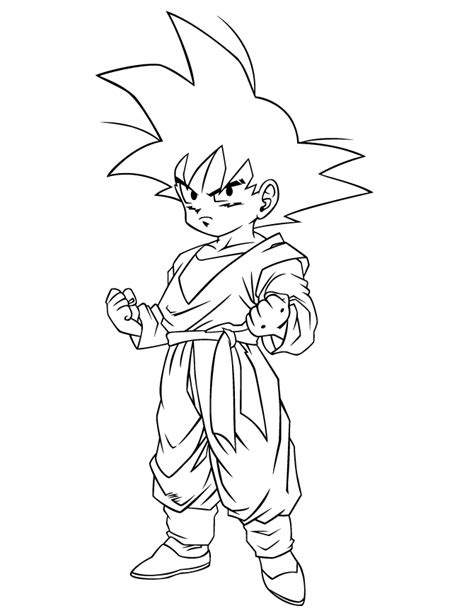 Dragon ball z cartoon character coloring pages and worksheets for kids to keep them interested and busy. Facile dragon ball goten - Coloriage Dragon Ball Z ...