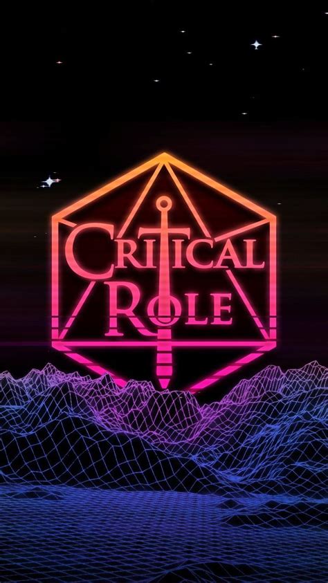 Critical Role 80s Inspired Logo By Arsequeef On Twitter Critical