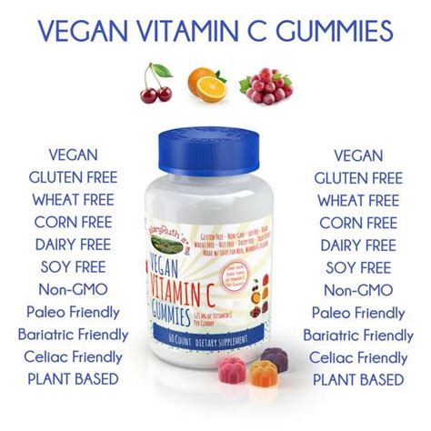 Vegan Vitamin C Gummies Plant Based Maryruth Organics Vitamin C