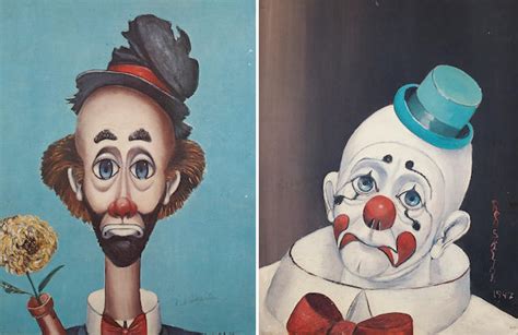 Bonhams Two Red Skelton Signed Clown Prints 1972
