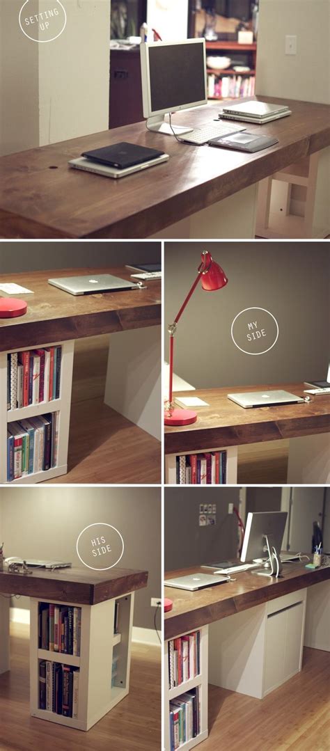 Wood Office Desk Diy Tyler Recker This Is What I Envision For Our