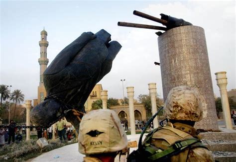 What Was It Like In Baghdad When Saddam Husseins Statue Was Toppled Defining Moment Vividly
