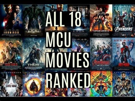 While mcu movies regularly have a villain that is essentially a doppelganger of the hero, the first avenger is arguably the best movie to use this. ALL 18 MCU MOVIES RANKED! From Worst To Best - YouTube