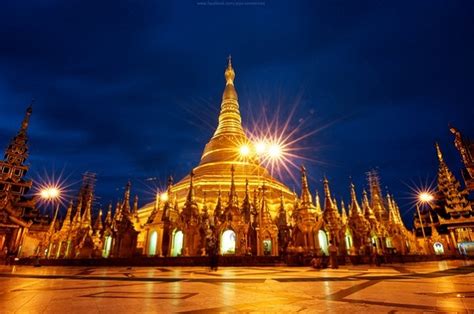 Shwedagon A Gorgeous Golden Pagoda In Yangon