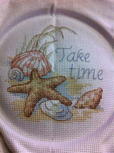 The pattern will include the preprinted alphabet linen to sew the coordinating two sampler eggs. beach themed counted cross stitch - personalized with the ...