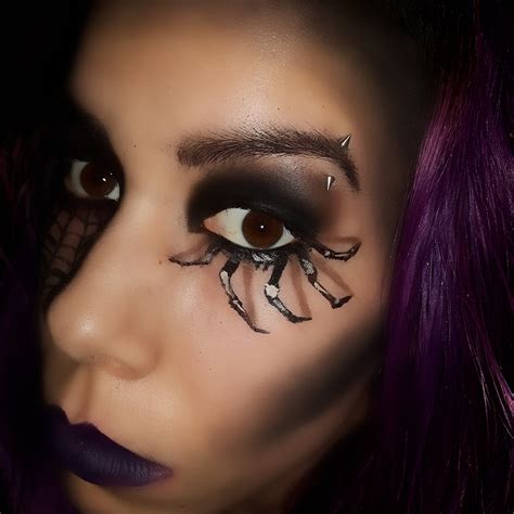 3d Spider Eye Makeup Halloween Look 3 Candeeglam
