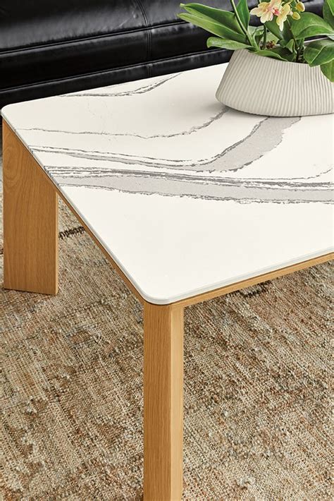 We are so very happy with the furniture we chose and appreciate the high quality of the workmanship. Pren Coffee Tables with Cambria Tops - Modern Coffee ...