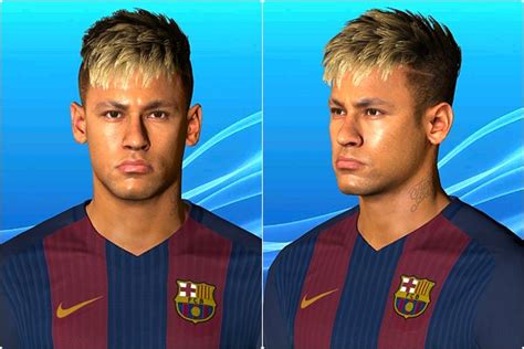 This is my 28 video! Neymar Face with Blonde Hair - PES 2017 - PATCH PES | New ...