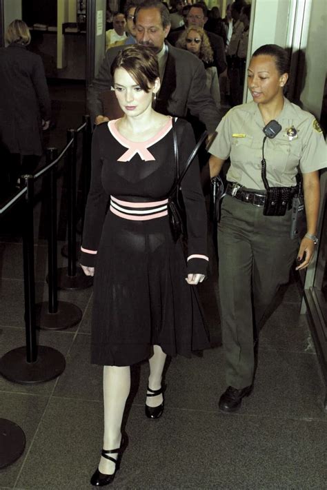 ً On Twitter Winona Ryder Entering The Beverly Hills Municipal Court During 2002 For Her Trial