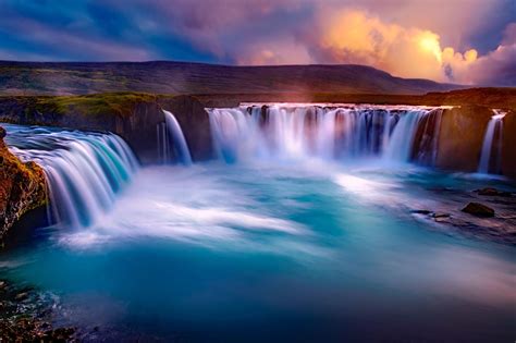 Pictures Of Sunsets And Waterfalls