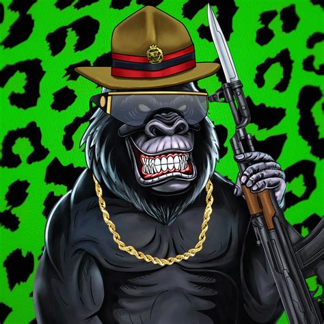 Gangster Gorillas 5196 Nft On Solsea