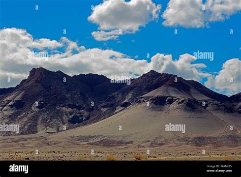 Picturesquely Weathered Outlier Mountains In Desert Scenery In The