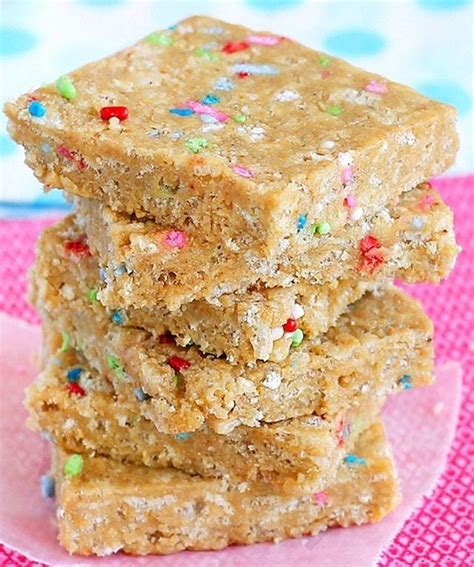 In food processor, process dates until chopped. Cake Batter Energy Bars | Chocolate-Covered Katie | Bloglovin'