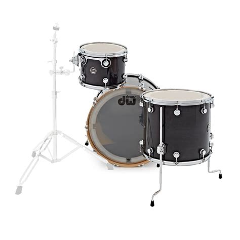 Dw Drums Performance Series 24 3 Piece Shell Pack Ebony Stain At