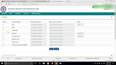 The manager bank name branch address. How to Change / Add banking details to PF / UAN account ...