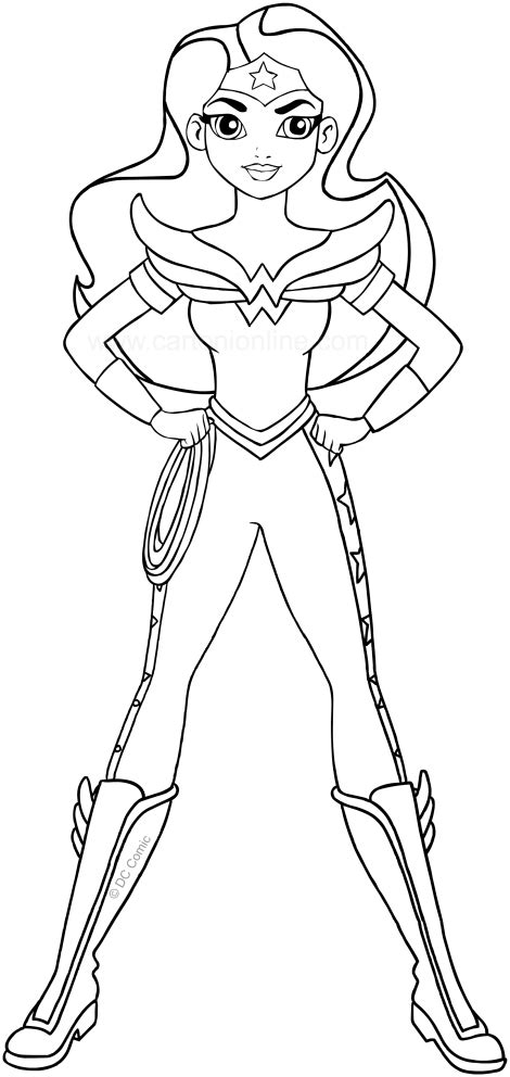 We have collected 39+ dc superhero girls coloring page images of various designs for you to color. Wonder Woman (DC Superhero Girls) coloring page