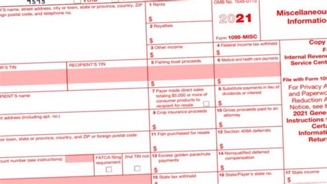 1099 Misc Form 2022 1099 Forms Taxuni