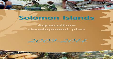 Download Pdf Solomon Islands Aquaculture Development Plan 2009 2014