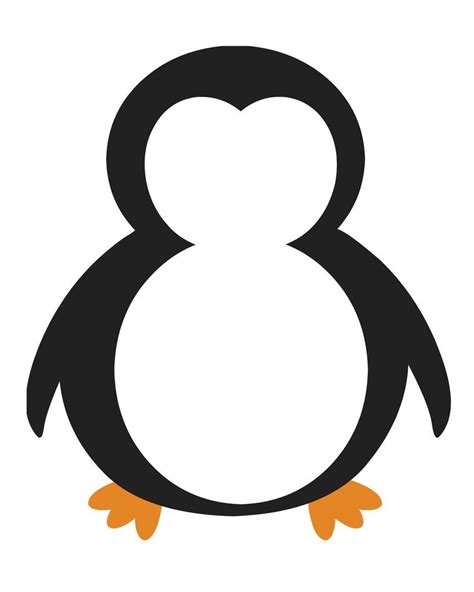 Free Penguin Template Printable
