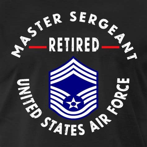 Army Master Sergeant Msg Retired Mens Premium T Shirt Pyramids In