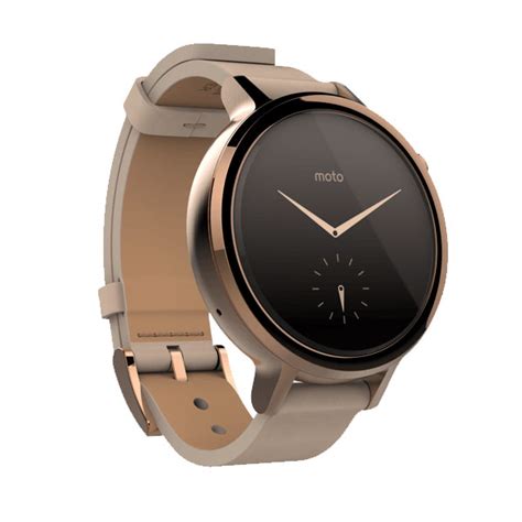 Get the new moto360 generation 3 that features a premium stainless steel case in three finishes, powered by the new moto 360 smart watch for apple and android. Motorola Moto 360 2nd Gen SmartWatch 42mm - Rose Gold