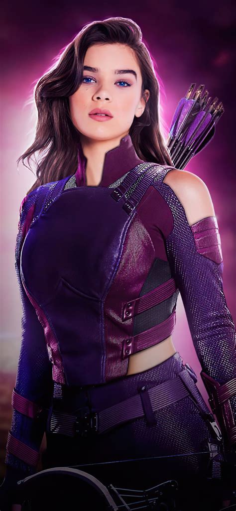 Hailee Steinfeld As Kate Bishop 4k In 1125x2436 Resolution Marvel