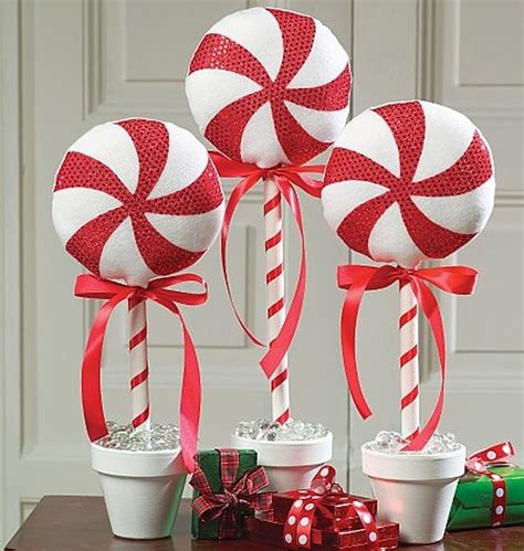 Add a bowl of peppermint candy near by and a few simple holiday decor items and you have a pretty little tablescape that will delight your party guests. Making Holiday Decorations With Peppermint Candy ...