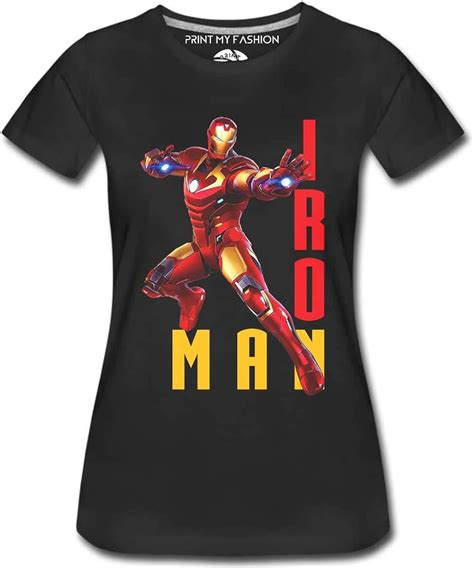 Buy Printmyfashion Girls T Shirt Regular Fit Iron Man Graphic Printed