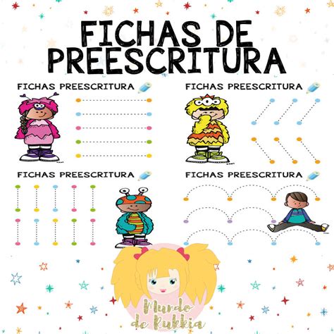 Fichas De Preescritura Para Preescolar Mundo De Rukkia