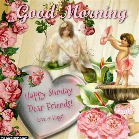 Good Morning Happy Sunday Dear Friends Pictures Photos