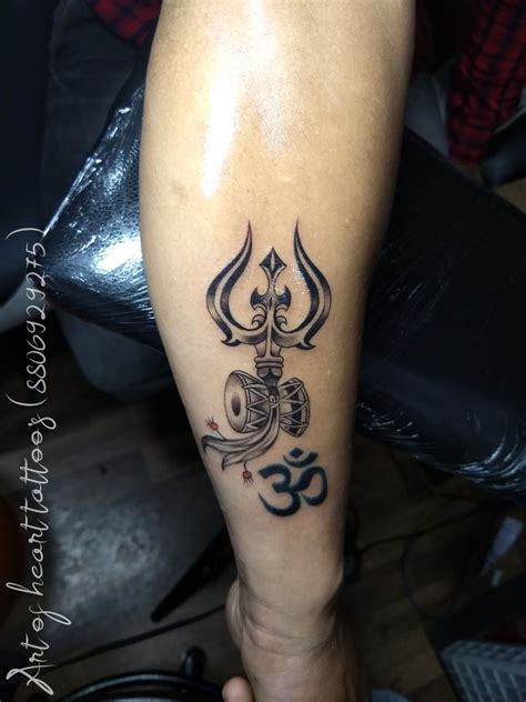 Trishul Tattoo Design By Art Of Heart Tattoo Trishul Tattoo
