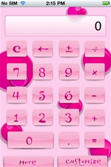 Though apple's intention to include a pink iphone in its new smartphone lineup remains unclear, it wouldn't really come as a surprise. Calculator in Pink - 13 Cute Apps to Personalize Your ...