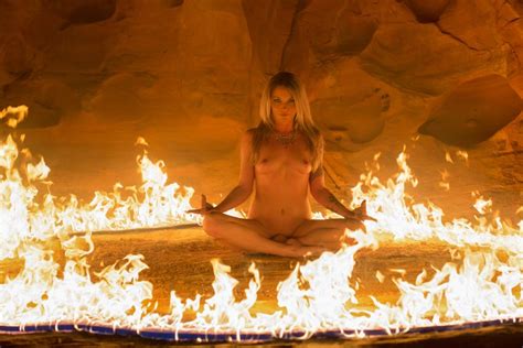 Beautiful Nude Fire Dancers Nudes In Nature Book