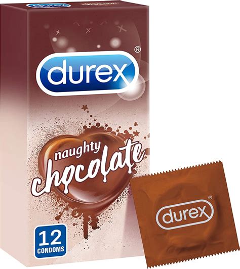 Durex Naughty Chocolate Flavored Condoms Pack Of 12 Buy Online At