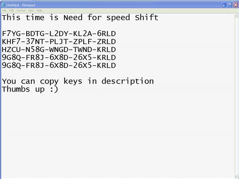 Need For Speed Shift Cd Key Youtube