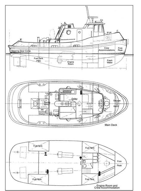 Tugboat Model Boat Plans Tug Boats Boat Design