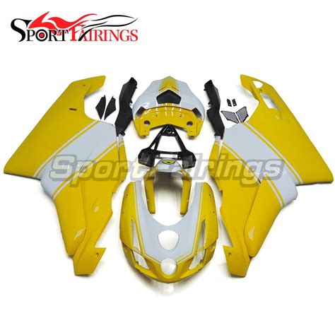 White Yellow Fairings For Ducati 749 999 Year 03 04 2003 2004 Sportbike