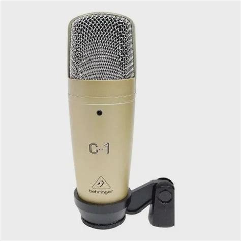 Microfone Behringer C 1 Condensador Cardióide Dourado no Shoptime