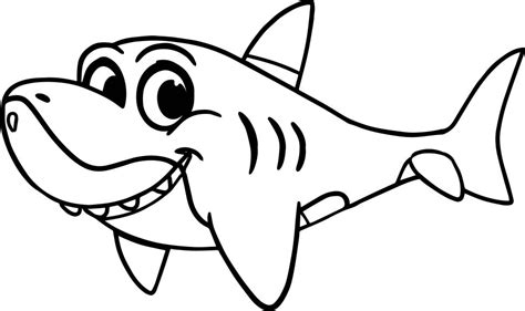 Cute Shark Drawing At Getdrawings Free Download
